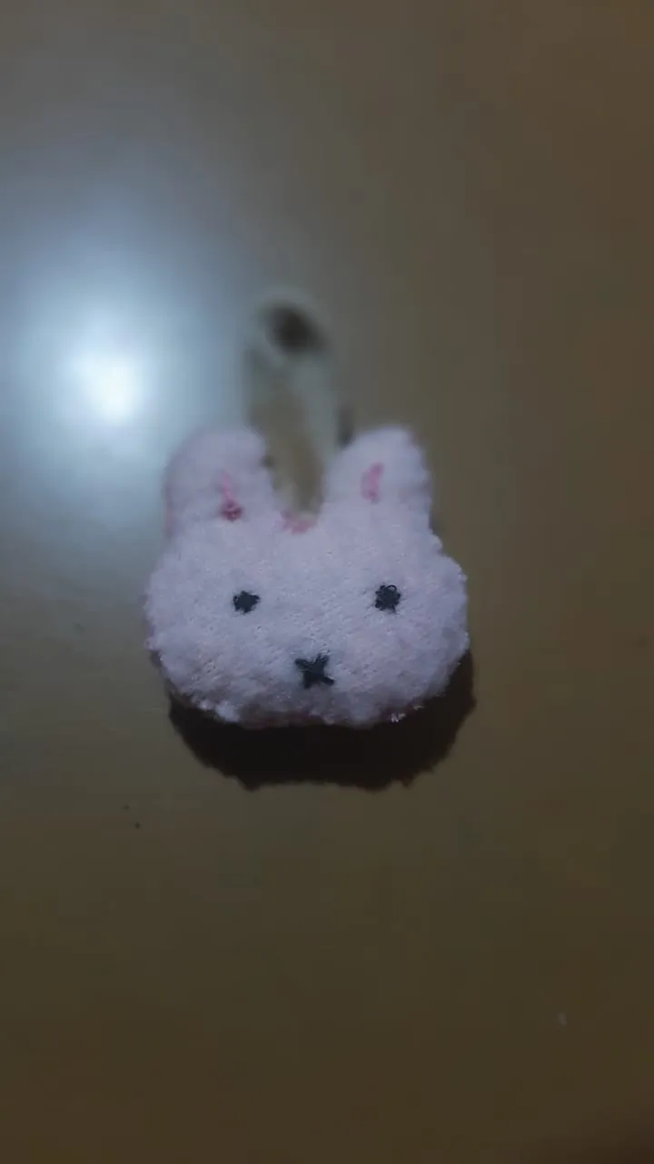 Llavero peluche rosa